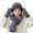 Gray, variant on Zwiiyzr Kids Winter Beanie Hat Warm Knit Thick Ski Cap And Scarf Gloves Set For Girls Boys 1-11 Years Red