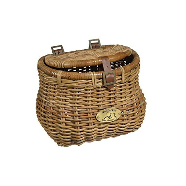 Nantucket Bicycle Basket Co. Madaket Cisco Creel Basket w/ Lid