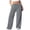 Dark Gray-pants for women, variant on Plus Size Wide Leg Pants for Women Elastic Waisted Drawstring Outdoor Sweatpants Oversized Casual Solid Color Trousers with Pockets
