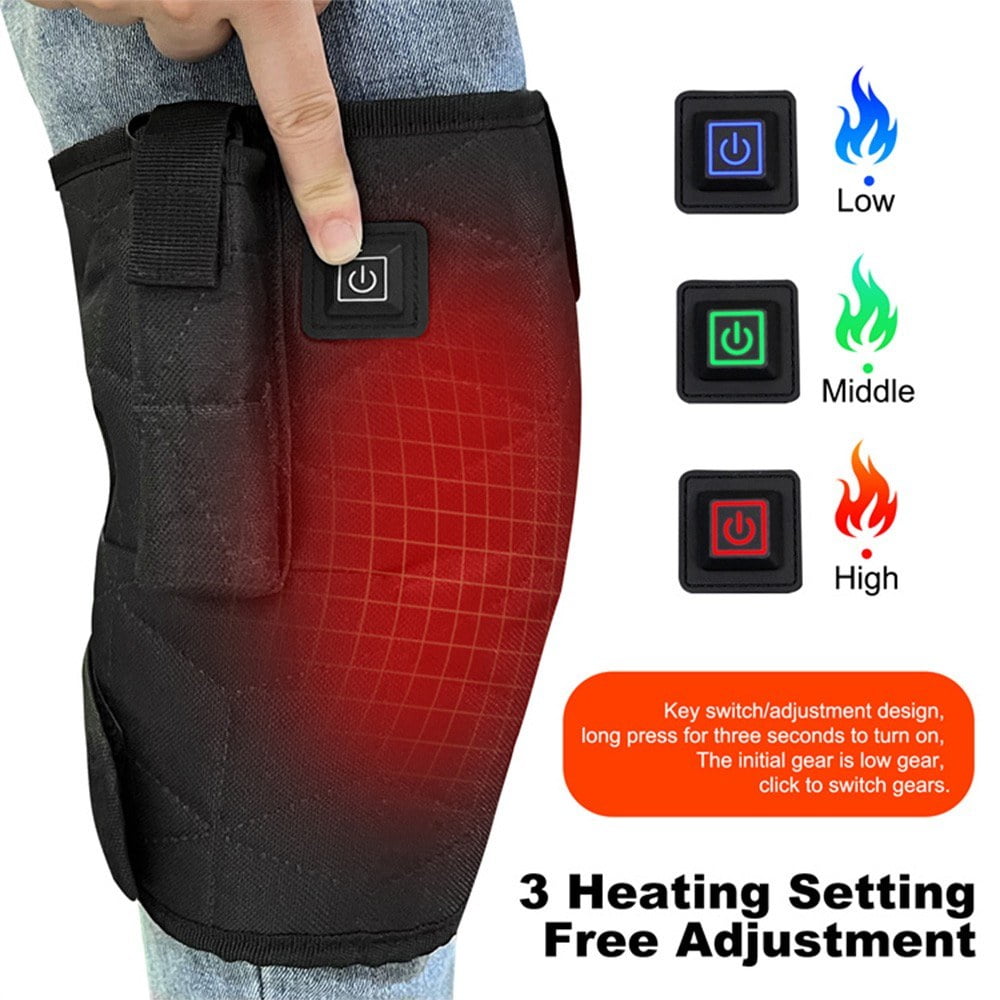 Electric Heating Pad Knee Brace with 3 Heat Settings