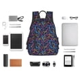 thumbnail image 4 of Balery Multicolor Bowling Mochila Ligera para Hombres y Mujeres – Resistente y Impermeable, Ideal para la Escuela, el Trabajo, los Viajes y el Uso Diario, 4 of 7