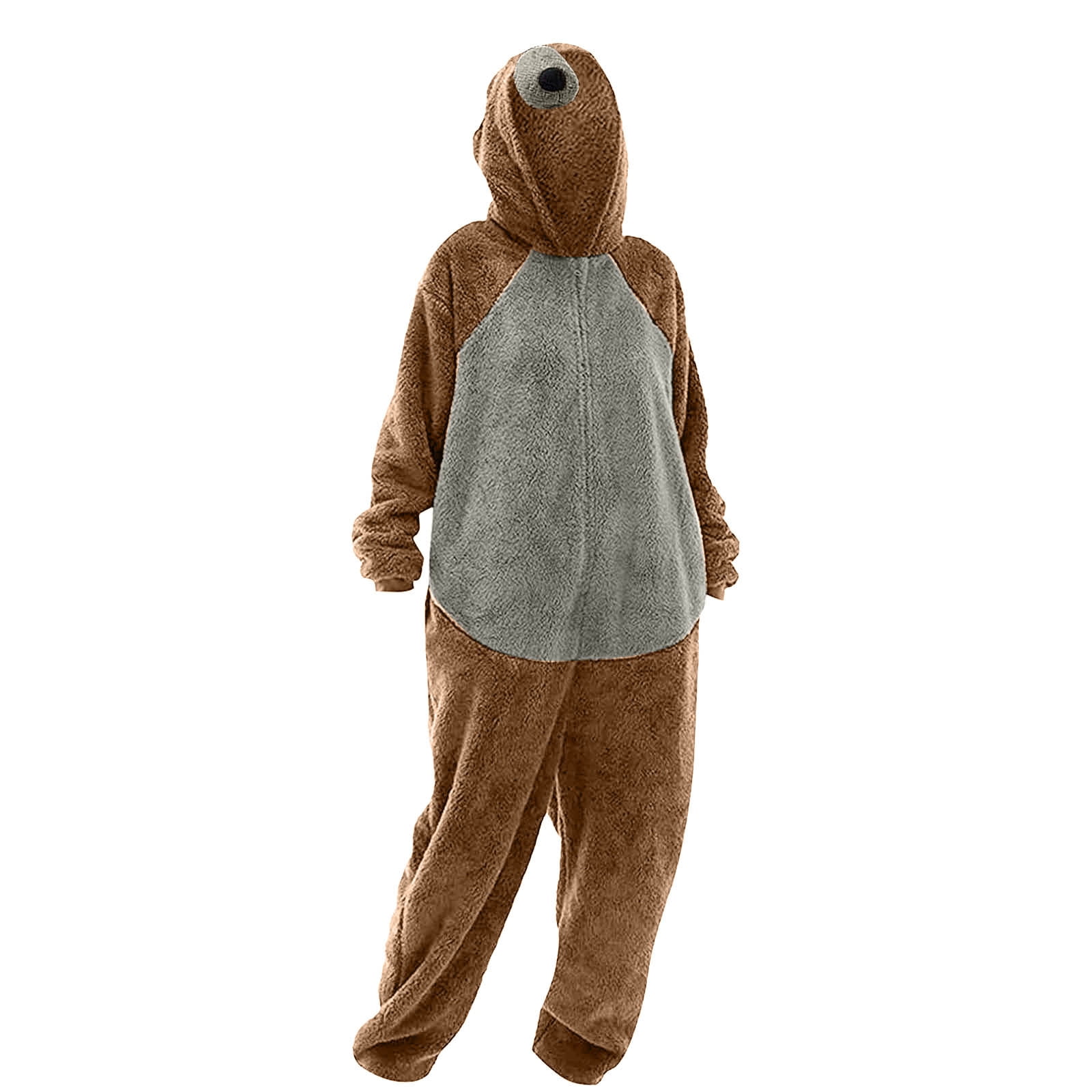 Animal Onesie Fleece Pajamas Snug Fit One Piece Onesies for Teen Women Cosplay Sleepwear Cute Sleepwear
