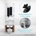 thumbnail image 3 of Repuesto de filtro de agua para Berkey, sistema de filtración de agua, repuestos de filtro de agua por gravedad, 4 unidades de regalo negras ZMYX, 3 of 5