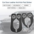 thumbnail image 2 of Unique Bargains Car Door Leather Anti Kick Pad Sticker for Audi A7 S7 2009-2015 Door Panel Interior Side Edge Film Trim Protector Black Adhesive Backing 1 Set, 2 of 6