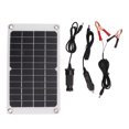 thumbnail image 1 of Cargador de batería solar portátil de silicio monocristalino de 7,8 W y 12 V para exteriores., 1 of 14