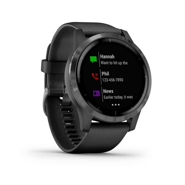 Garmin v voactive 4 Black with Slate Hardware Walmart