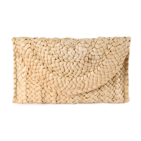 GASTROPOD 2026 New Women’S Straw Evening Clutch Purse Summer Beach Handbag Straw Woven Envelope Bag Clutch Bag for Evening Events, Beach, Vacation, Parties, Casual Outings, Summer Gatherings