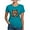 Teal, variant on CafePress - Sunflower Tiger T Shirt - Womens Tri-blend T-Shirt
