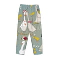 thumbnail image 4 of Kdxio Women's Comfy Stretch Cute Farm BirdsPrint Drawstring Pajama Pants-Small, 4 of 9