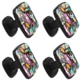 thumbnail image 2 of 4 Pcs Square Cabinet Handle Cupboard Knob Drawer Pulls Handle Cat Animal Drawer Knobs with Screws Furniture Decoration, 2 of 7