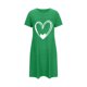 thumbnail image 5 of Camisón corto de talla grande para mujer, camisón de manga corta con estampado de pecho a la moda, camisón para mujer, 5 of 5
