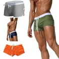 thumbnail image 2 of Chenyin Men's Boxer Swim Trunks Quick Dry Beach Swimsuits Shorts Summer Solid Color Swim Shorts for Mens S-3XL, 2 of 7