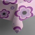 thumbnail image 5 of Pioneer Flower Floral Print Pattern Rectangle Tablecloth 60"x102",Waterproof Polyester Rectangle Table Cloth, Wipeable Spillproof Polyester Tablecloth for Dining, Camping, Indoor and Outdoor, 5 of 5
