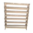 thumbnail image 1 of Organizador de Joyas Soporte para Pendientes Estante Expositor de Madera Almacenamiento con Base Estable Y Gran Capacidad Adecuado para Dormitorio Toc, 1 of 9