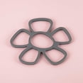 thumbnail image 4 of Advancent Accesorios para almohadillas de aislamiento térmico para el hogar, mantel Individual antideslizante con forma de flor para interiores, accesorio Cocina y Comedor Gris Advancent HA080348-01, 4 of 6