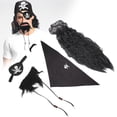 thumbnail image 4 of Barba Falsa, Bigote Falso Barba Trenzada Falsa Para Fiesta De Halloween Para Fiesta Temática De Maquillaje, 4 of 8