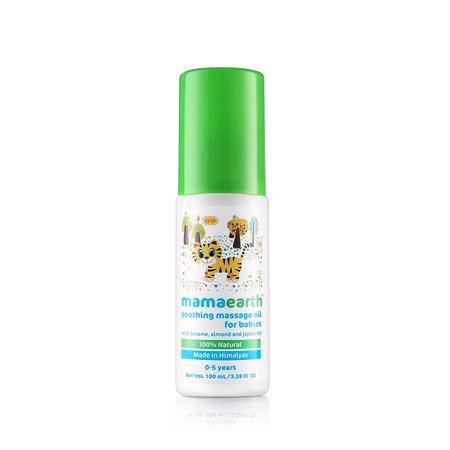 Mamaearth Soothing Baby Massage Oil, with Sesame, Almond & Jojoba Oil - 200ml