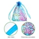 thumbnail image 3 of Bolsas de regalo SumDirect Coralline Organza 9 x 12 cm azules (100 unidades), 3 of 7