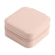 thumbnail image 1 of Caja de almacenamiento de joyas portátil con cremallera Estuche de cuero PU para pendientes, collares, anillos, caja de joyería, 1 of 14