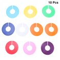 thumbnail image 2 of 10pcs Clothing Size Dividers Round Hangers Closet Dividers Clothing Rack Dividers Tags for Home Clothing Store ( Mixed Colors ), 2 of 7