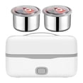 thumbnail image 4 of Fancyes Electric Lunch Case ,Heating Lunchbox, Detachable ,Portable US Plug ,Lunch Warmer ,Food Warmer ,for Truck Work Home Office Car 1 tier Middle handle, 4 of 8