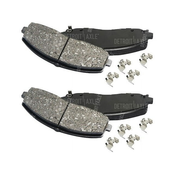 Front Brake Pad Set - Compatible with 2020 - 2023 Chrysler Voyager 2021 2022