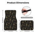 thumbnail image 5 of Yiaed Paris Romantic Print Carpet Floor Mats for Cars, Auto Accessories Front & Rear Car Floor Mats Car Floor Foot Mat Sets of 4 Pieces, 5 of 7