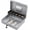 Lightgrey, variant on Locking Cash Box with Lock, Money Box with Cash Tray, Lock Safe Box with Key, Money Saving Organizer,11.81Lx 9.45Wx 3.54H Inches, Black XL Large