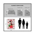 thumbnail image 4 of Minnie Mouse So Sweet Strawberry Print Silky Soft Throw Blanket, 46" X 60", 4 of 4