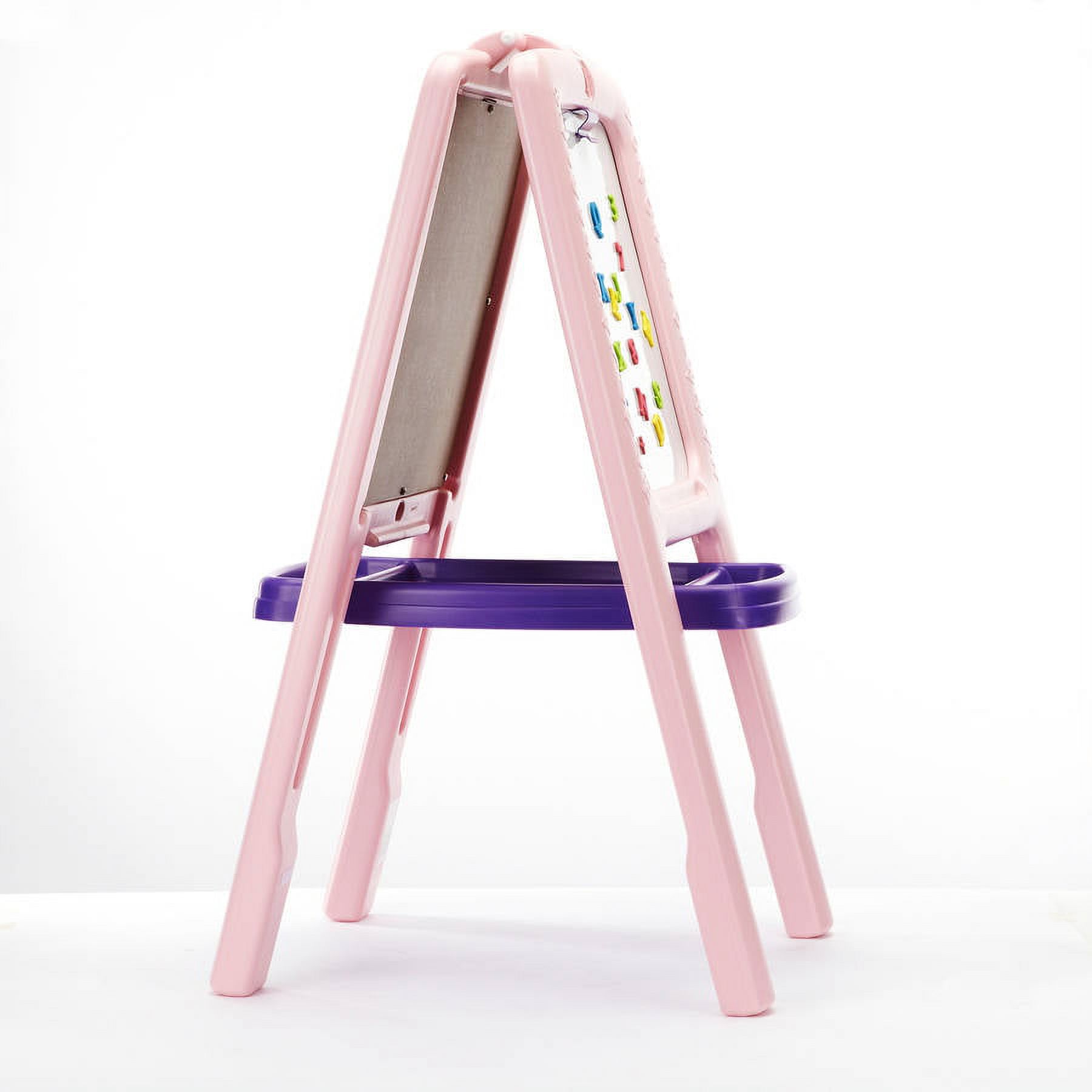 Step2 Easel for Two, Pink Chalk and White Boards With 77 Piece Art Kit - image 3 of 5