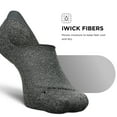 thumbnail image 6 of Feetures Elite Light Cushion Invisible Socks - Anti-Slip Sport Sock Liner with Targeted Compression - Gray, S (1 Pair), 6 of 8