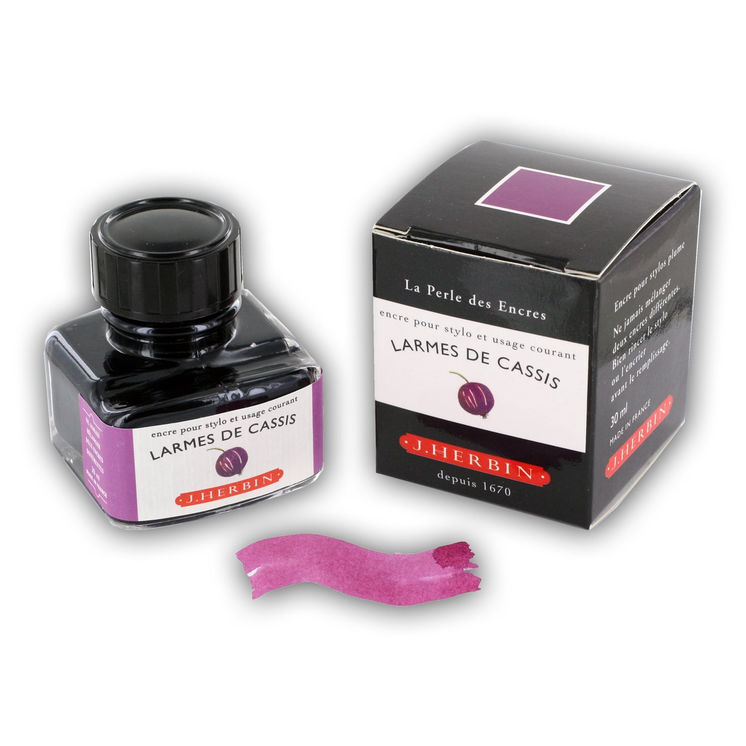 J. Herbin La Perle des Encres Fountain Pen Ink Bottle, 30ml Larme De