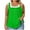 Green 1, variant on Womens Tank Tops Plus Size Women's Pinted Sleeveless T-shirt Loose Top Summmer Shirts for Women XL-6XL