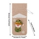 thumbnail image 3 of Reusable Christmas Wine Bottle Bag Fabric Drawstring Santa Snowman Holiday Party Decoration Gift Packaging for Festive Gatherings, 3 of 6