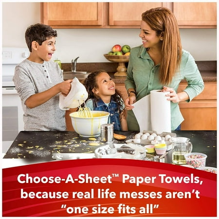 Scott Paper Towels, Choose-A-Sheet, 2 Mega Rolls (=3 Regular Rolls)