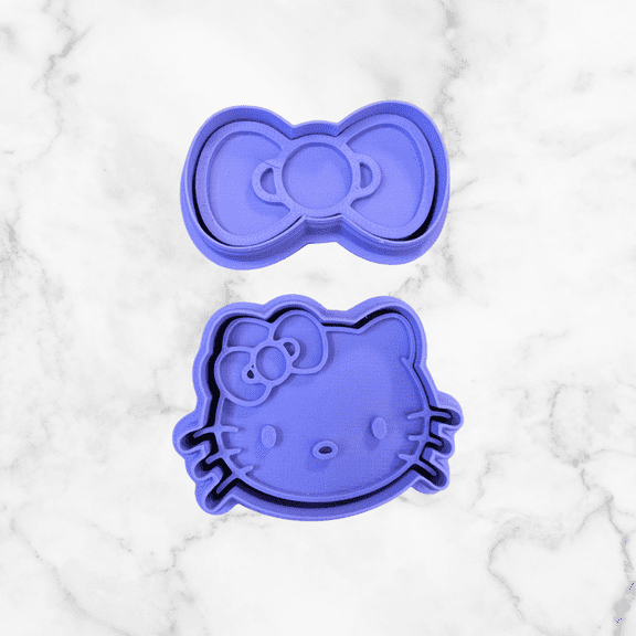 Cute Cat & friends Fondant and Cookie Cutter from Mini to 3.5