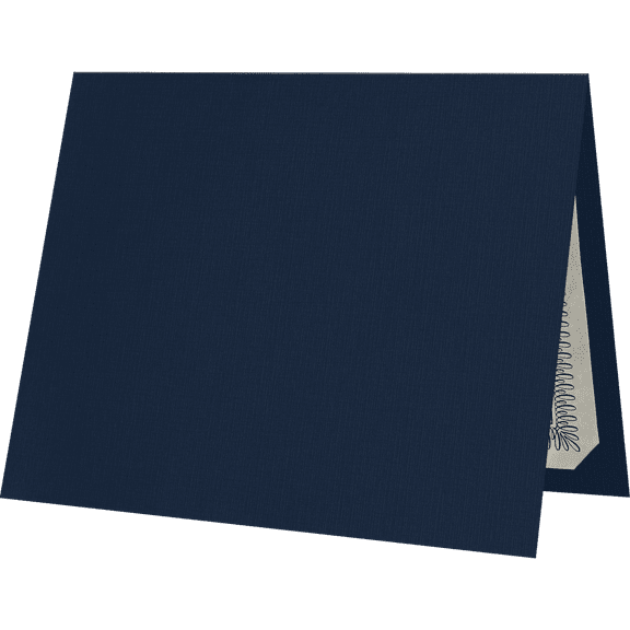 LUXPaper Certificate Holders for 8 1/2 x 11 Documents, 100 lb, Nautical Blue Linen, 250 Pack, Holder Size 9 1/2 x 12