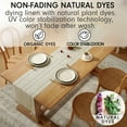 thumbnail image 4 of Velorien Table Runners with Tassels, 13x72in Woven Hollow Table Linens, Boho Linen Table Runner for Bohemian Wedding Brida, 4 of 6