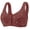 Brown-Bras for Women, variant on JINMGG 2023 Bras for Women Plus Size Women's Bra Wire Free Underwear OnePiece Bra Everyday Underwear Bras Purple 50