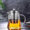 thumbnail image 2 of Heat Resistant Glass Teapot With Stainless Steel Infuser Tea Pot Container, 2 of 5