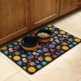 thumbnail image 3 of Spacecraft Space and Galaxy Aesthetic Starry Night Sky Dog Food Mat Waterproof Absorbent Non-Slip Durable Pet Feeding Mat, 3 of 7
