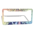thumbnail image 2 of Magic Mushrooms Geometry Psychedelic Car License Plate Frame Aluminum Decorative Auto Tag License Plates Holder 2 Holes, 2 of 6