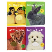 Bright Baby Touch and Feel Boxed Set: On the Farm, Baby Animals, at the Zoo and Perfect Pets (Hardcover)