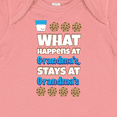thumbnail image 4 of Inktastic What Happens at Grandma's Boys or Girls Baby Bodysuit, 4 of 5