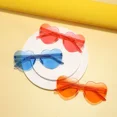 thumbnail image 2 of Colorful Hearts Rimless Sunglasses Gong Bohan unisex, 2 of 2