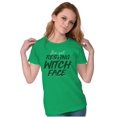 thumbnail image 4 of I've Got Resting Witch Face Funny Womens Fitted Plus Size Graphic Tee Brisco Brands 2X, 4 of 5