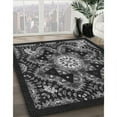 thumbnail image 2 of Ahgly Company Indoor Square Patterned Battleship Gray Area Rugs, 7' Square, 2 of 6