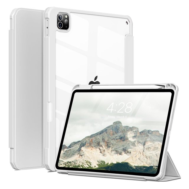 Funda para iPad Pro de 12,9" (6ª, 5ª, 4ª y 3ª generación) 2022/2018 con soporte para lápices