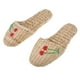 thumbnail image 2 of Sandalias/Zapatillas naturales hechas a mano con artículos de paja para hombres y mujeres 40 Zulema Zapatillas de paja, 2 of 8