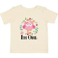 thumbnail image 3 of Inktastic First Birthday Owl 1 Year Old Girl Girls Baby T-Shirt, 3 of 5